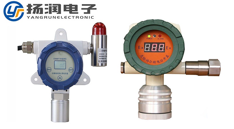 气体报警器显示屏两大类，左边为LCD段码屏，右边LED数码管